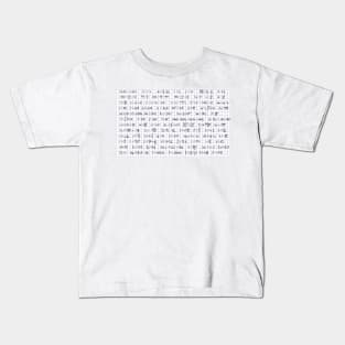 Physics Formulas Kids T-Shirt